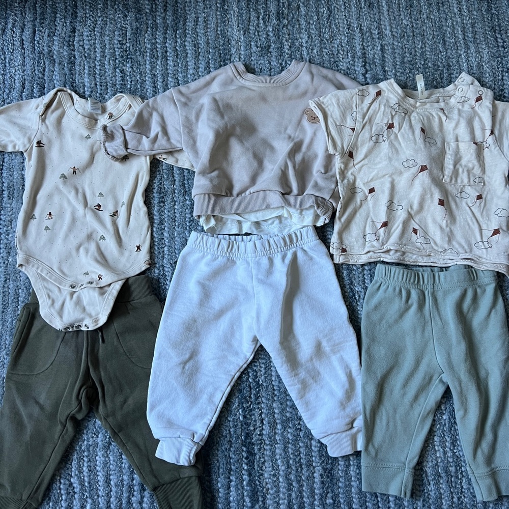 6-12M Neutrals Baby Boy Bundle